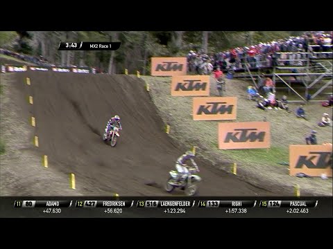 Gifting vs Guadagnini vs Haarup | MX2 Race 1 | MXGP of Patagonia Argentina 2022 #MXGP #Motocross