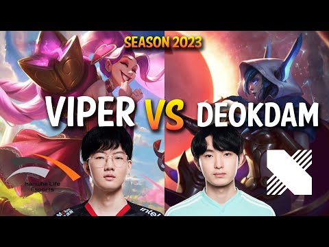HLE Viper vs DRX Deokdam - Viper JINX vs XAYAH ADC - KR Ranked
