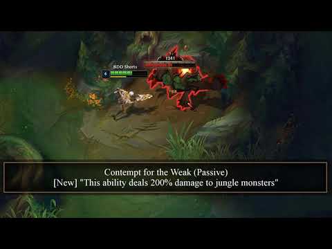 Riot Buff Zed Talon Jungle (Update PBE 11.18) - BDD Shorts