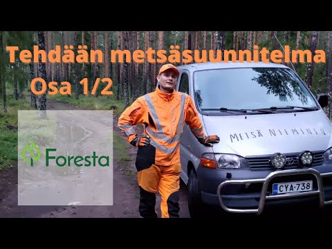 Tehdään metsäsuunnitelma. Osa 1/2. Metsävaratiedon keruu ja kuviotietojen ajantasaistus Forestalla