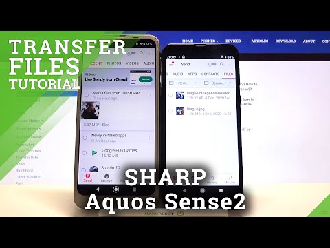 How to Move Files from SHARP Aquos Sense2 to Android Phone – Send Anywhere App