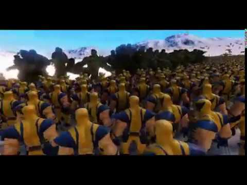 300 HULKS vs 20.000 WOLVERINES