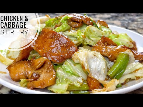 Chicken And Cabbage Stir Fry | Tender And Juicy Chicken Stir Fry With Vegetables
