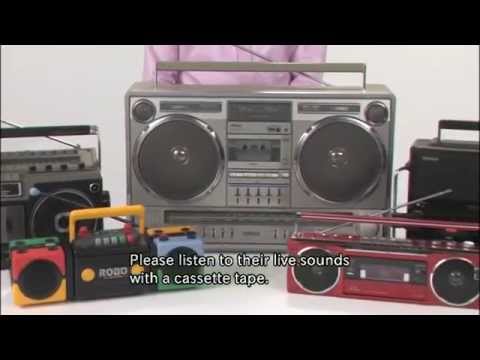 Japanese Old BOOMBOX Design Catalog Column -Sound Quality of Boombox-