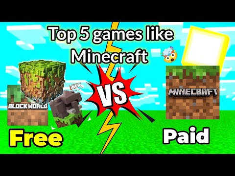 5 New Minecraft-Like Games in 2024 for Android!