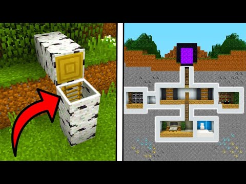 Minecraft'ta Gizli Yer Yapmanın 10 Yolu!