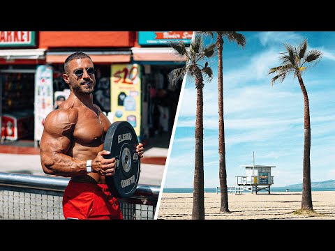 A Full Day Of Eating & Training LA (ft. Golds Gym, Venice Beach)