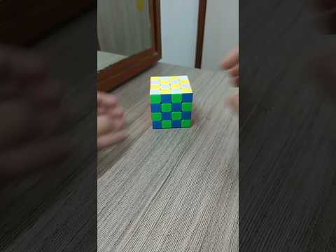 Checker-board pattern on MoYu 4x4 cube