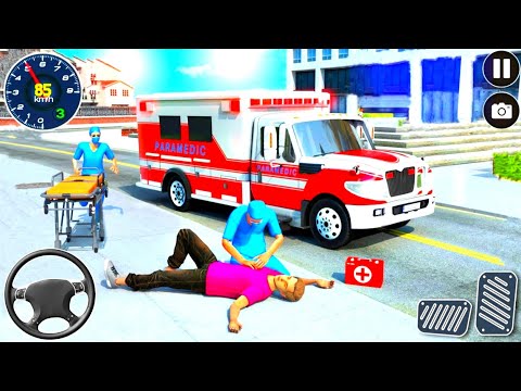 Ambulance Rescue City Driving 3D 911 Rescue Emargency Van Simulator -Android Gameplay