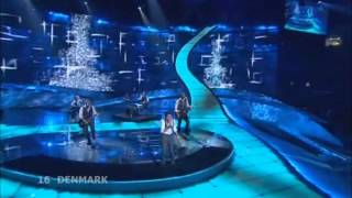 Simon Mathew - All Night Long (Eurovision 2008 - Denmark) Broadcasting by ERT