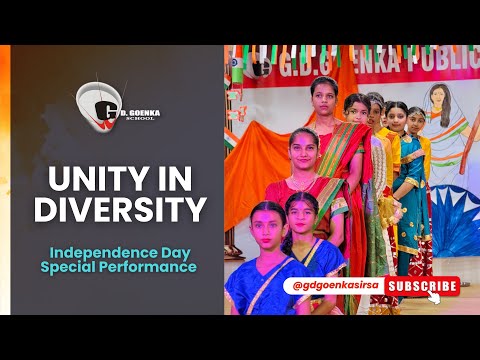 Unity in Diversity | Goenkans Choreography on Indian Culture | GD Goenka Sirsa | Independence Day