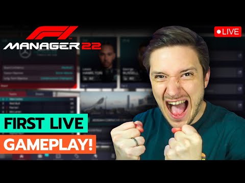 First Ever F1 MANAGER 2022 Gameplay