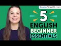 Learn English 5 Beginner English Videos You Must Watch