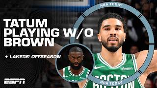 Brian Windhorst on how the Celtics will operate without Jaylen Brown | NBA Today