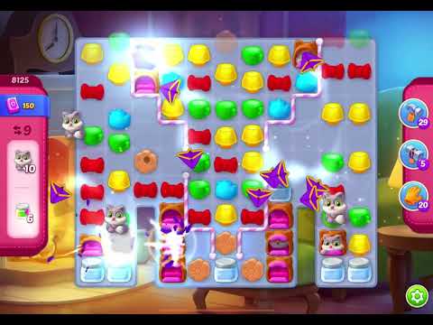 HomeScapes Level 8125 no boosters (17 moves)