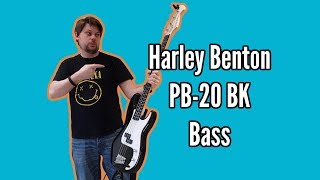 Video thumbnail for Harley Benton PB-20 BK Bass Demo and Review by Yet Another Guitar Channel