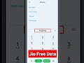 Jio Free Data Code 2023 Technicalydvg Shorts Freedata