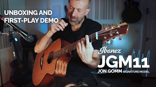 Video thumbnail for Unboxing & first play of my new Ibanez JGM11 signature guitar by Jon Gomm