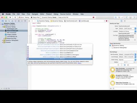 28 iOS Development with Swift Tutorial   28   UIKit Dynamics