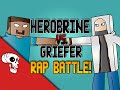 Herobrine vs Griefer RAP BATTLE! by JT ...