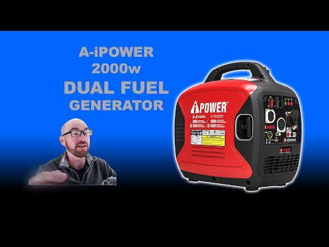 A-iPower 2000w "Gas & Propane" Generator