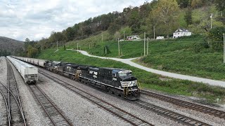 Norfolk Southern grainer 50G South in Oakdale Tennessee