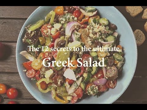 The 12 secrets to the ultimate GREEK SALAD by CUCINA CARUSO