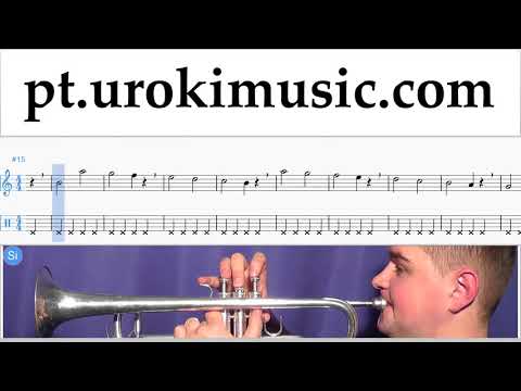 Tutorial de Trompeta Major Lazer & DJ Snake - Lean On Tablatura Parte#1 exercitando um-i372