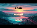 Adam - Haruskah (Lyrics Malay/Eng)