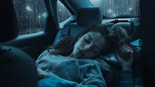 Fall Asleep Instantly to Heavy Rain and Distant Thunder on Car Roof in a Calm Midnight Forest