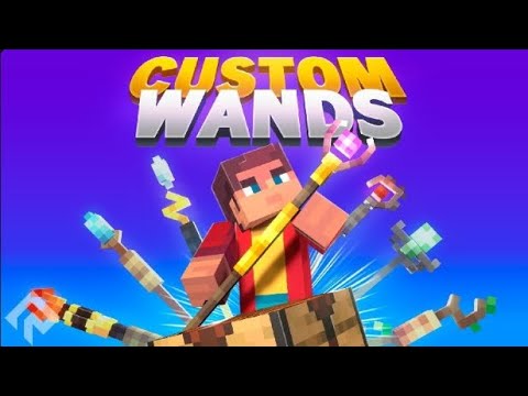 Minecraft But There Are Custom Magical Wands (Give Me himland Wizard) 😱🤩 in Minecraft