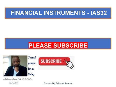 Financial instruments-IAS32 & IFRS9 - PART 1