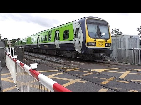 Level Crossing - Blakestown, Kildare - IE 29000 Class Commuter Train