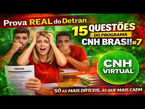 PROVA REAL CNH BRASIL DO DETRAN, AS MAIS DÍFICEIS E MAIS COBRADAS ASSISTA AGORA #07