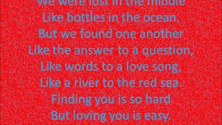 Loving you is easy - Union J (lyrics)