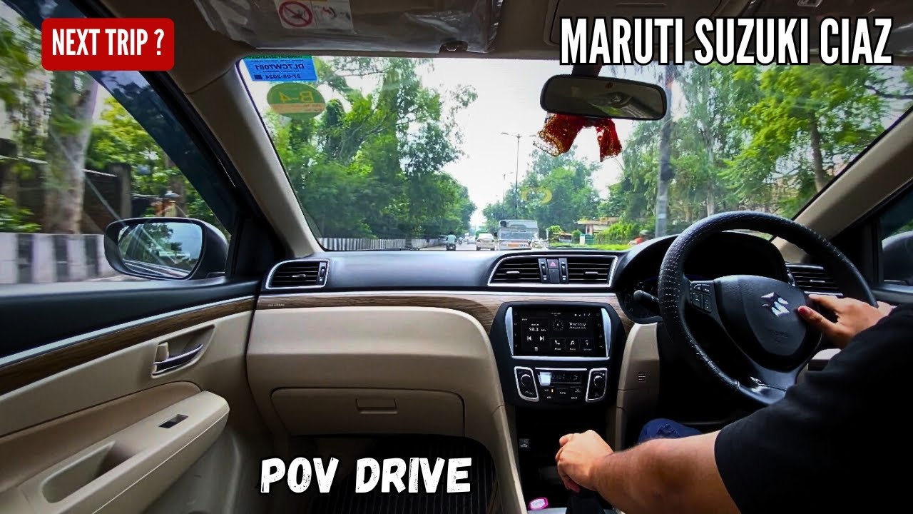 MARUTI SUZUKI CIAZ MORNING POV DRIVE | Upcoming Trip? | 4K | #pov #cardriving #povdrive #vlog #car