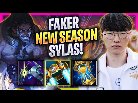 FAKER IS A GOD WITH SYLAS IN THE NEW NOXUS SEASON! - T1 Faker Plays Sylas MID vs Yone!