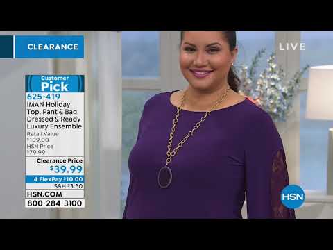 HSN | IMAN Global Chic Fashions Clearance 03.01.2019 - 04 AM