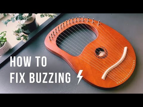 How to Fix a Buzzing String (Lyre Harp)