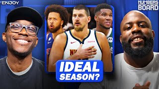 What Bucks, Nuggets, + others need to meet standard this season | Numbers on the Board | NBA on NBC