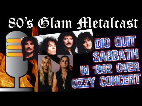 DIO Quit Sabbath In 1992 - Would Not Open For OZZY According To Vinny Appice