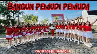 Download lagu BANGUN PEMUDI PEMUDA linedance // choreo by me (YULI) // 4 wall 32 count mp3