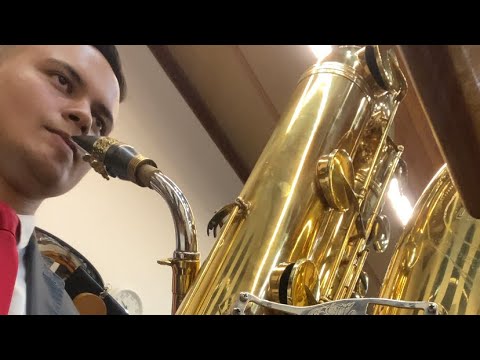Sax contrabaixo hino coro 1 ENSAIO CCB