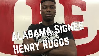 Henry Ruggs plans to work hard to earn playing time at Alabama