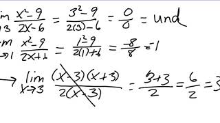 Limits as x goes to a number (Desmos examples)