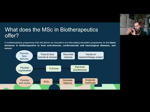 MSc in Biotherapeutics - Postgraduate Information Week