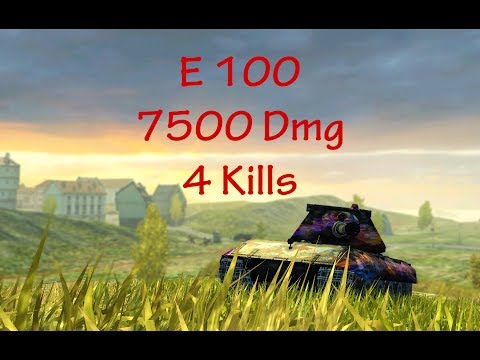 E 100 - 7500 Dmg - 4 Kills (1 vs 2) /// Terminator93
