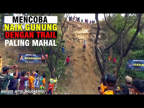 TRYING to climb the mountain with the most EXPENSIVE MOTOR Trail, MOJOKERTO