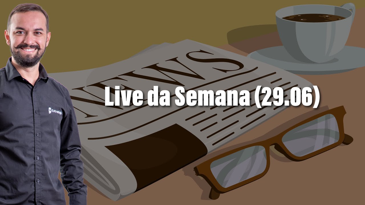 Live da Semana - Melhores técnicas de estudo, meus projetos e jurisprudência