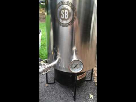 Sea -trial of Spike Brewing 15 gal kettle and chiller, etc.